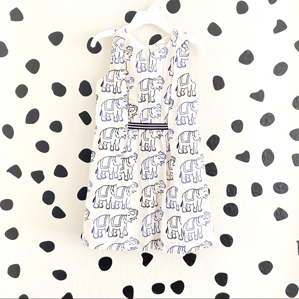 Girls Toddler Elephant Print Dress